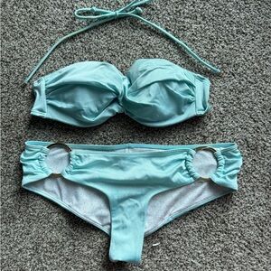 Victoria's Secret Light Blue Bandeau Bikini